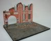 RT-Diorama 35222 Diorama-Base: Bombed out Street 1/35